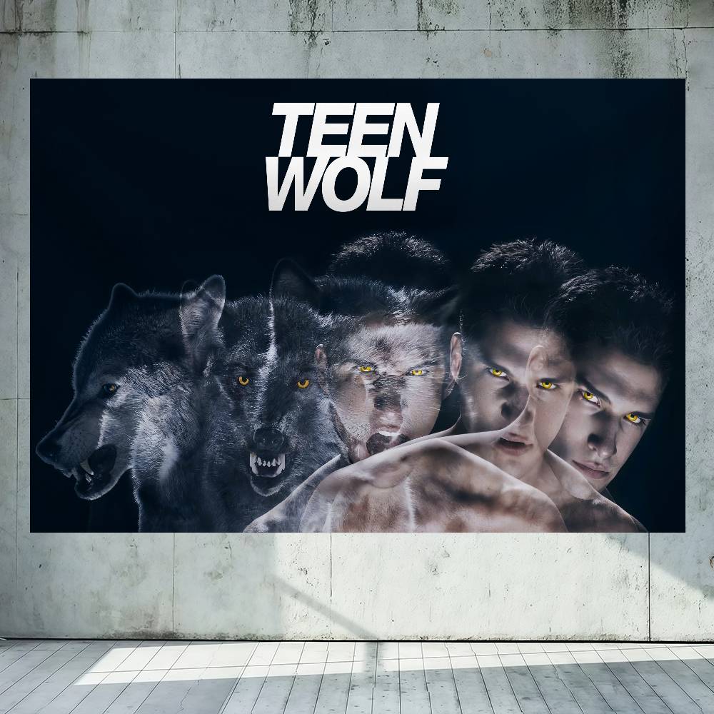 Outdoor Camping Show - TV Show T-Teen W-Wolf Flag Decoration
