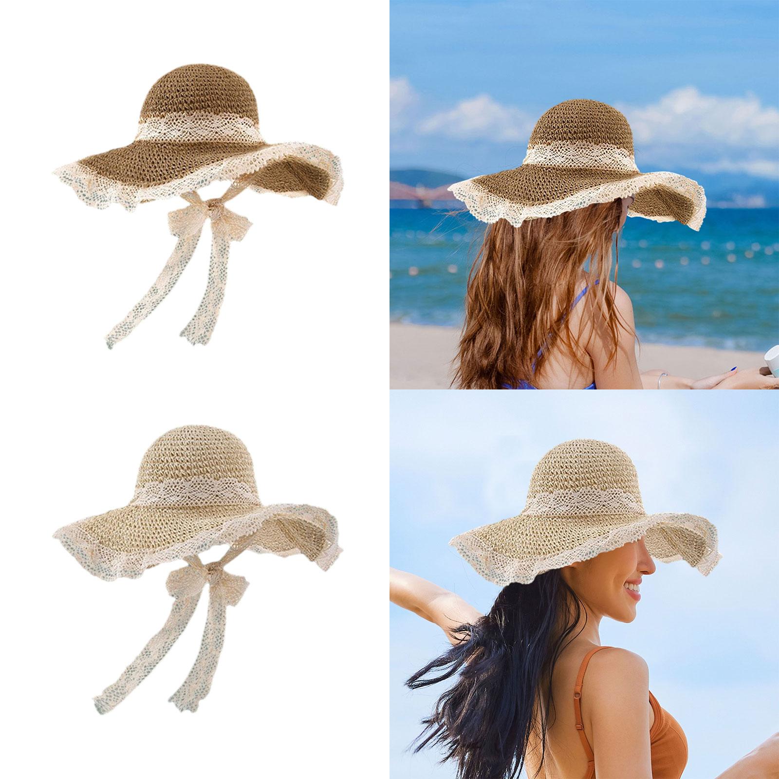 Outdoor Camping Show - Lace Trim Brim Sun Hat Sun