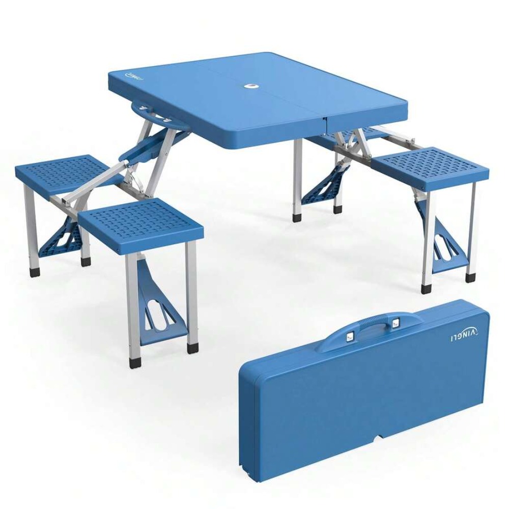 4 Ft Folding Camping Picnic Ta - đánh giá và giá Outdoor Camping Table
