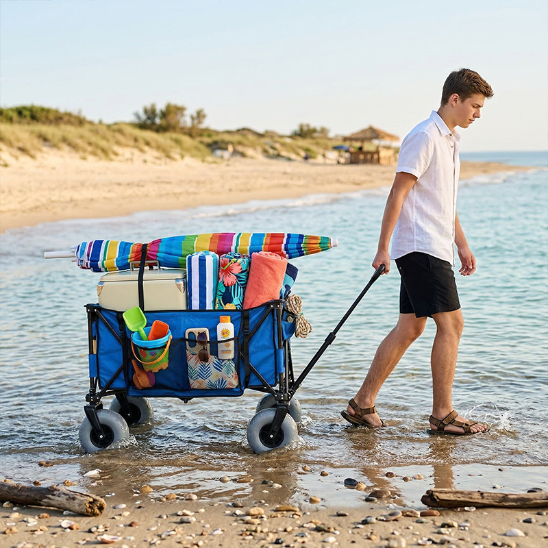 Foldable Metal Beach Wagon Qui - đánh giá và giá Outdoor Camping Table