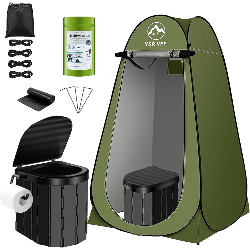 Portable Toilet Kit, Camping T - đánh giá và giá Outdoor Camping