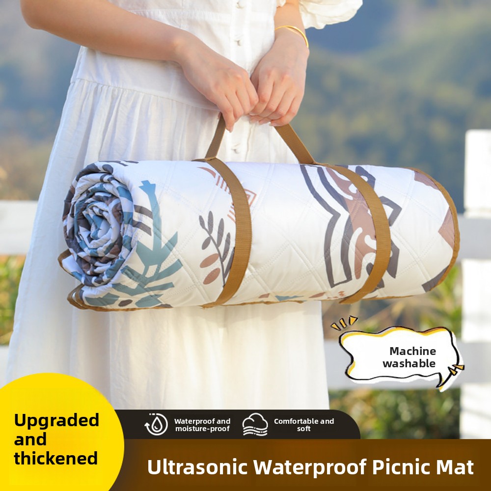 Thickened Ethnic Style Picnic  - đánh giá và giá Outdoor Camping Rug Waterproof