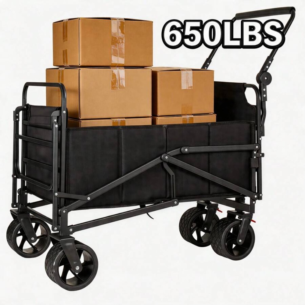 3-In-1 Seat Wagon Cart with Cu - đánh giá và giá Outdoor Camping Table