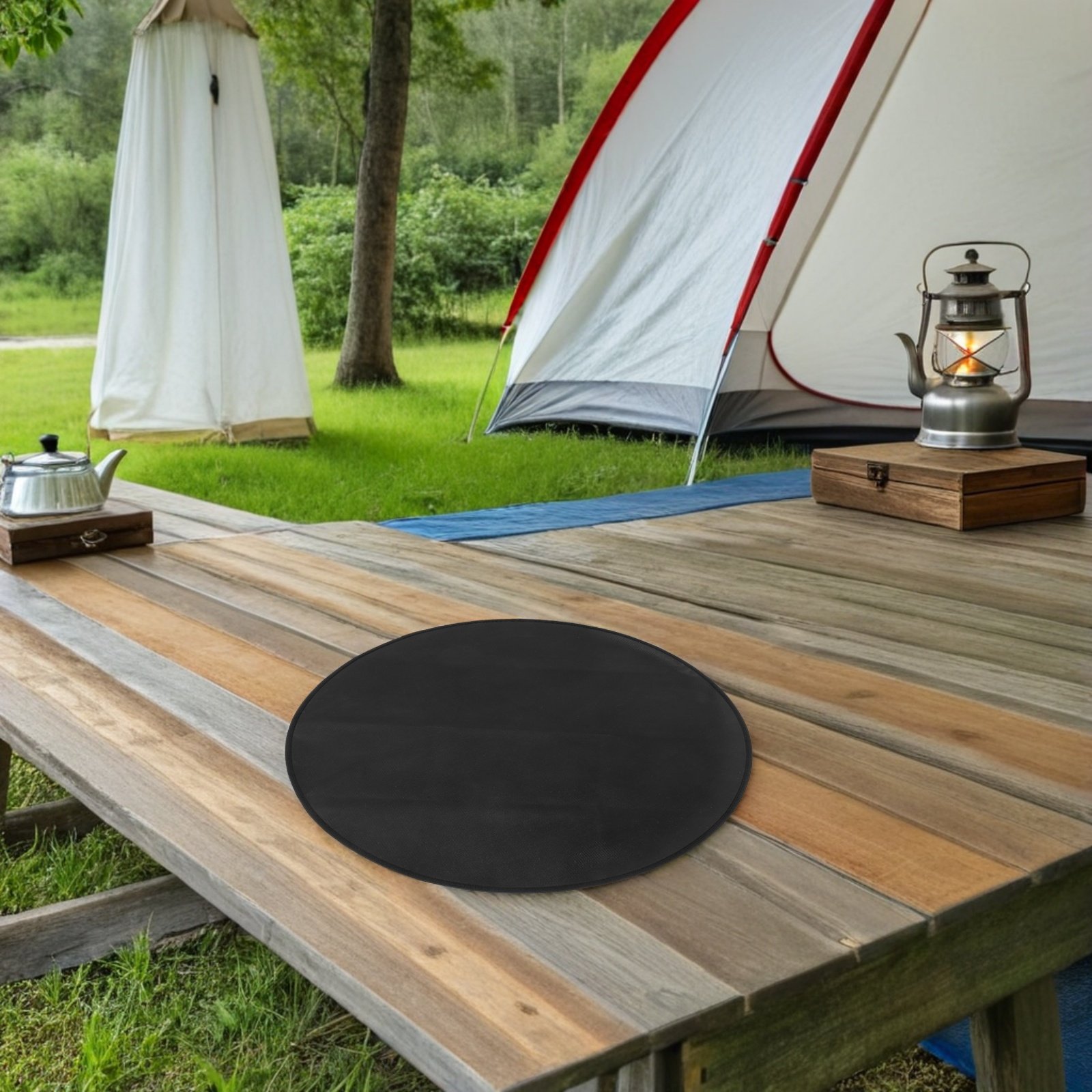 Round Fireproof Bbq Mat 24 Inc - đánh giá và giá Outdoor Camping Floor Mat