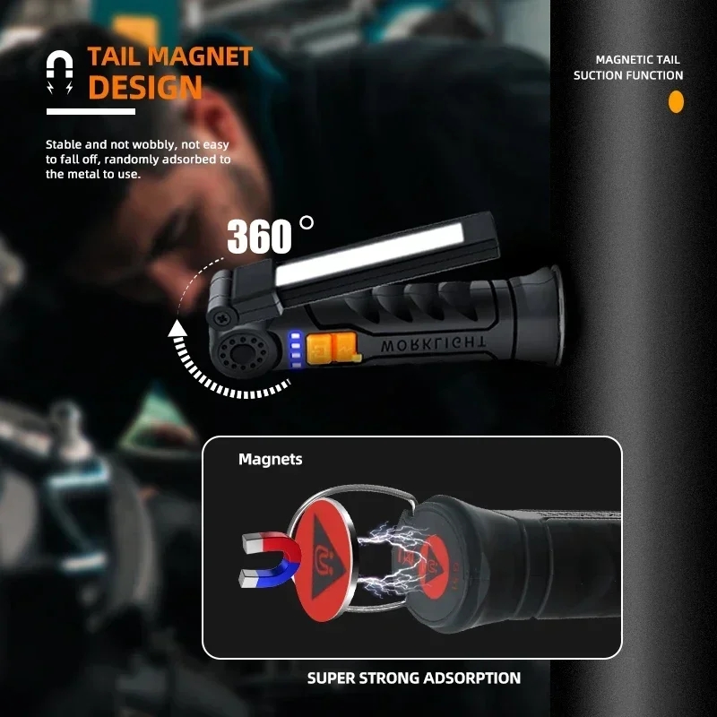 Portable COB LED Flashlight US - đánh giá và giá Outdoor Camping Accessories