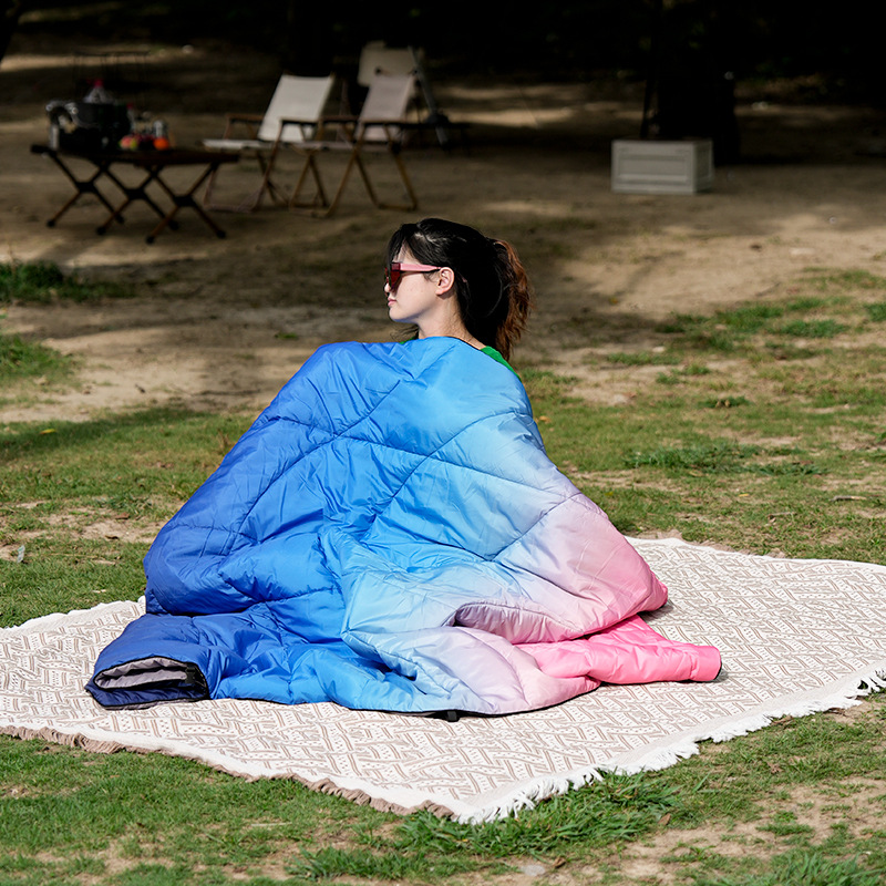 Portable Multifunctional Winte - đánh giá và giá Outdoor Camping Quilt