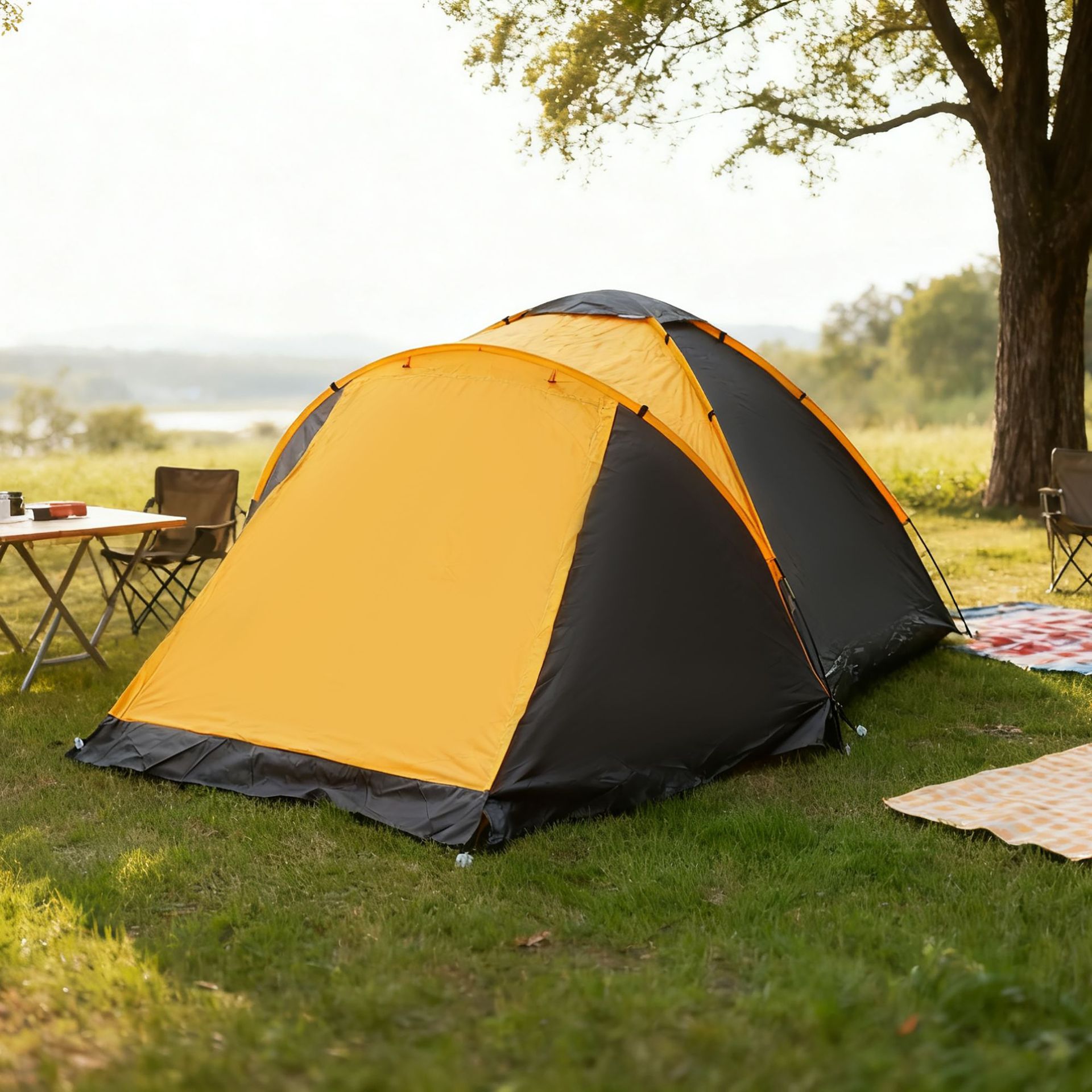 Outdoor Camping Tent with Fibe - đánh giá và giá Outdoor Camping Tent