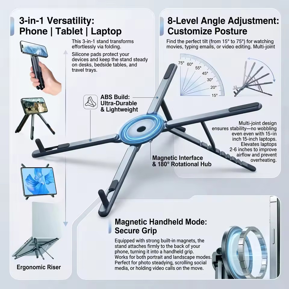 Portable Magnetic Phone Holder - đánh giá và giá Outdoor Camping Table