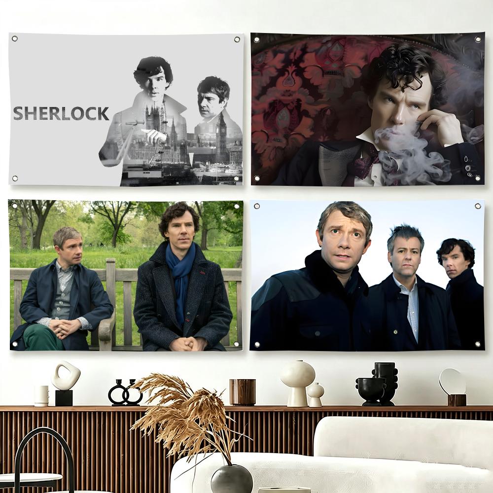 TV Show S-Sherlock Holmes Flag - đánh giá và giá Outdoor Camping Show