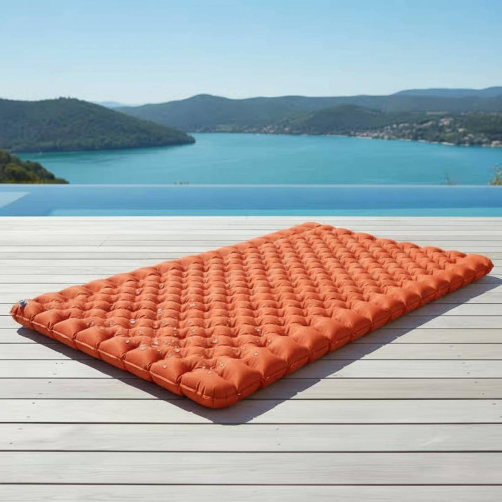 Inflatable Camping Mat Nylon T - đánh giá và giá Outdoor Camping Quilt