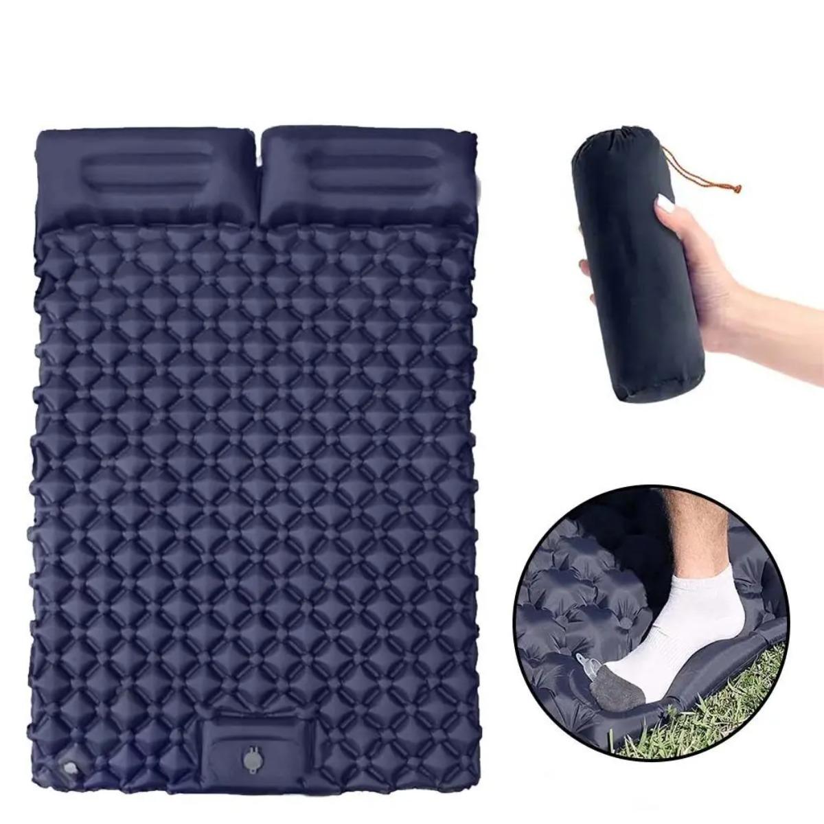 Single & Double Inflatable Air - đánh giá và giá Outdoor Camping Quilt