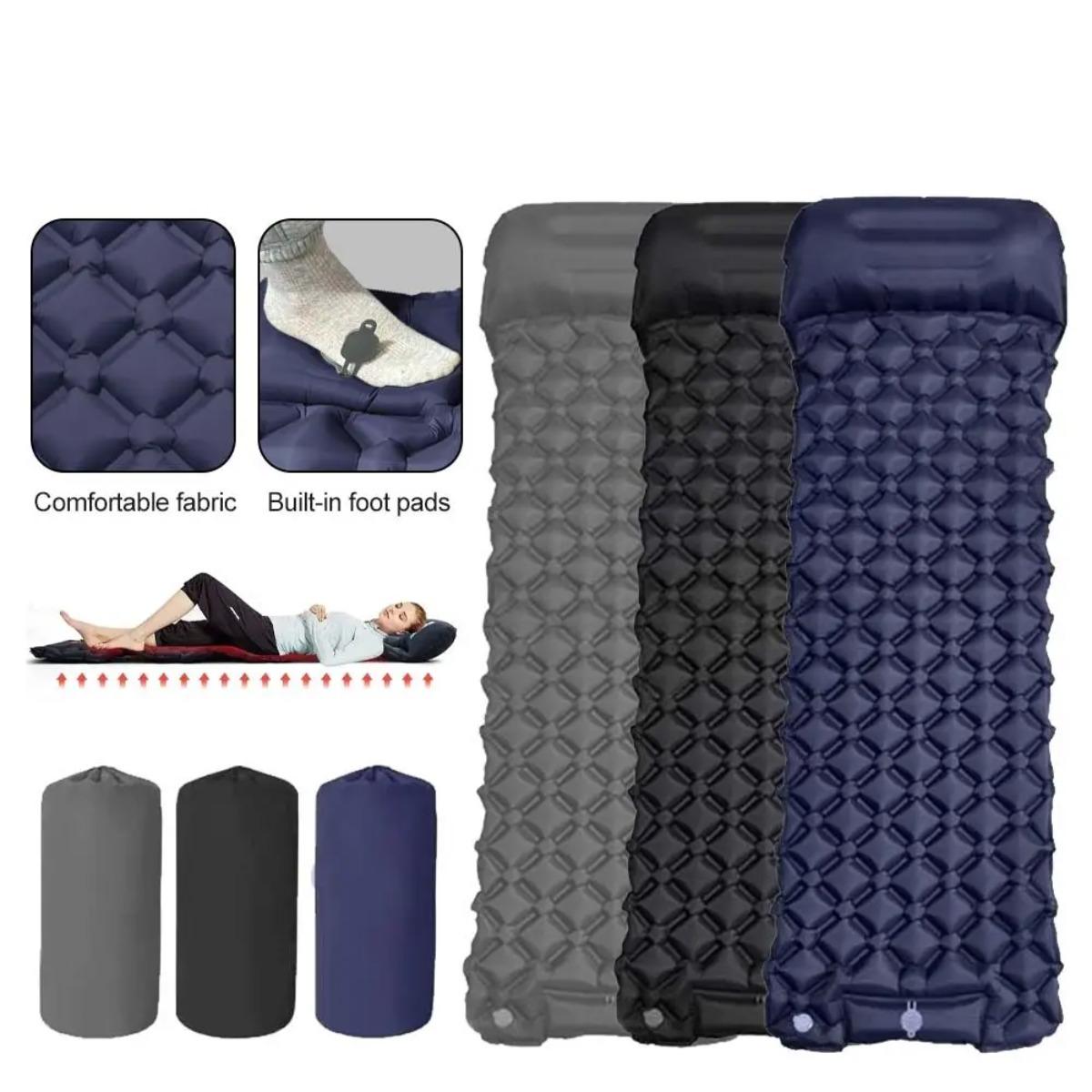 Single & Double Inflatable Air - đánh giá và giá Outdoor Camping Quilt