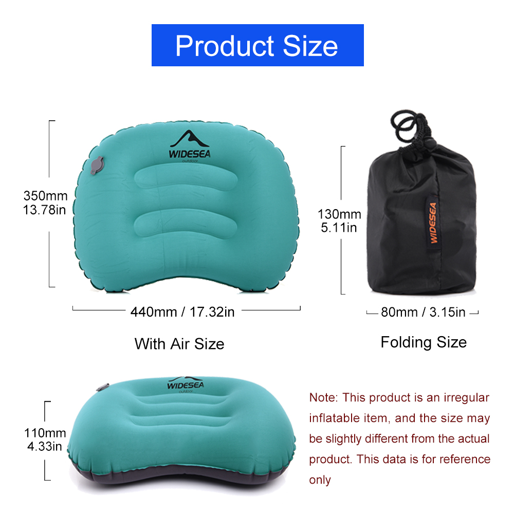Widesea Di Động Bơm Hơi Gối Cắ - đánh giá và giá Outdoor Camping Quilt