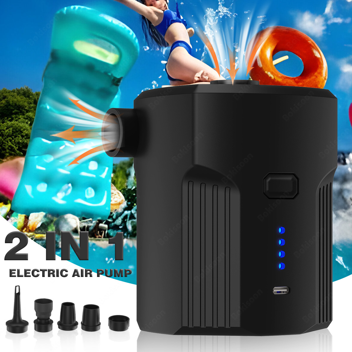 Portable Electric Air Pump for - đánh giá và giá Outdoor Camping Floor Mat