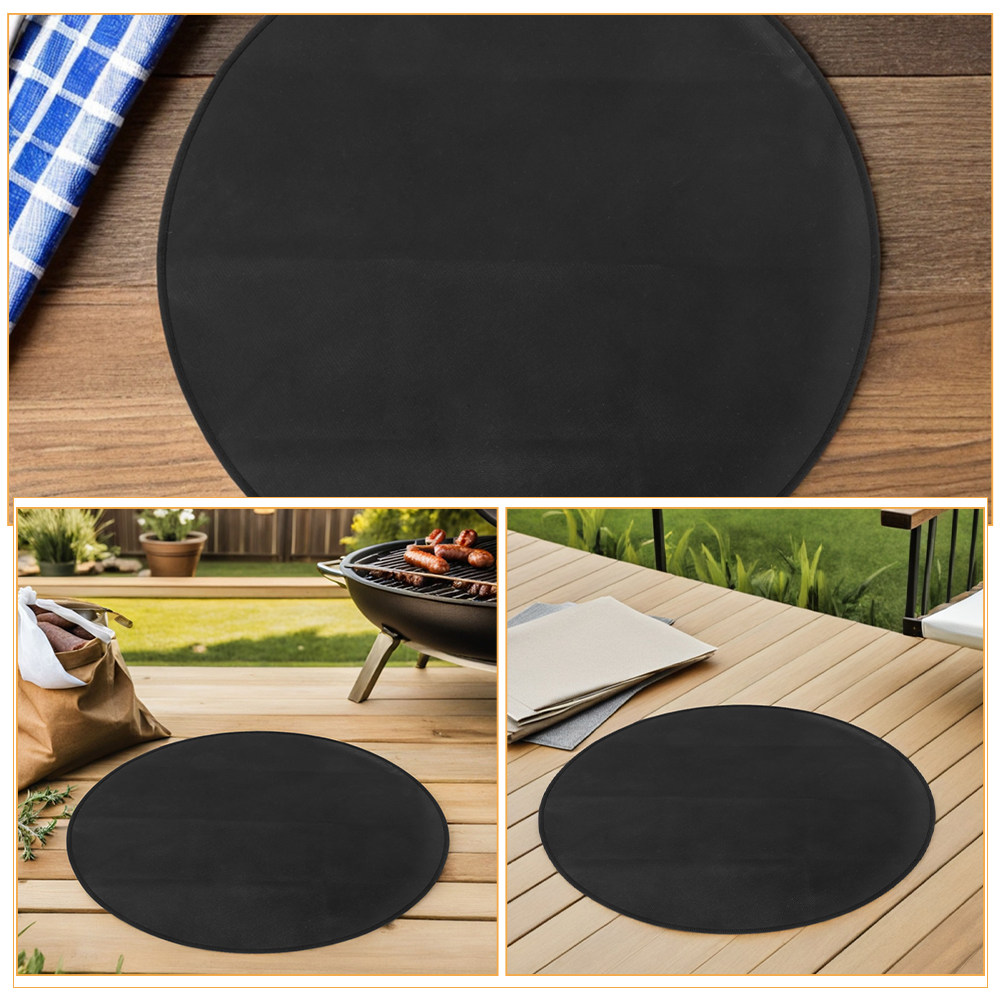 Round Fireproof Bbq Mat Heat R - đánh giá và giá Outdoor Camping Floor Mat