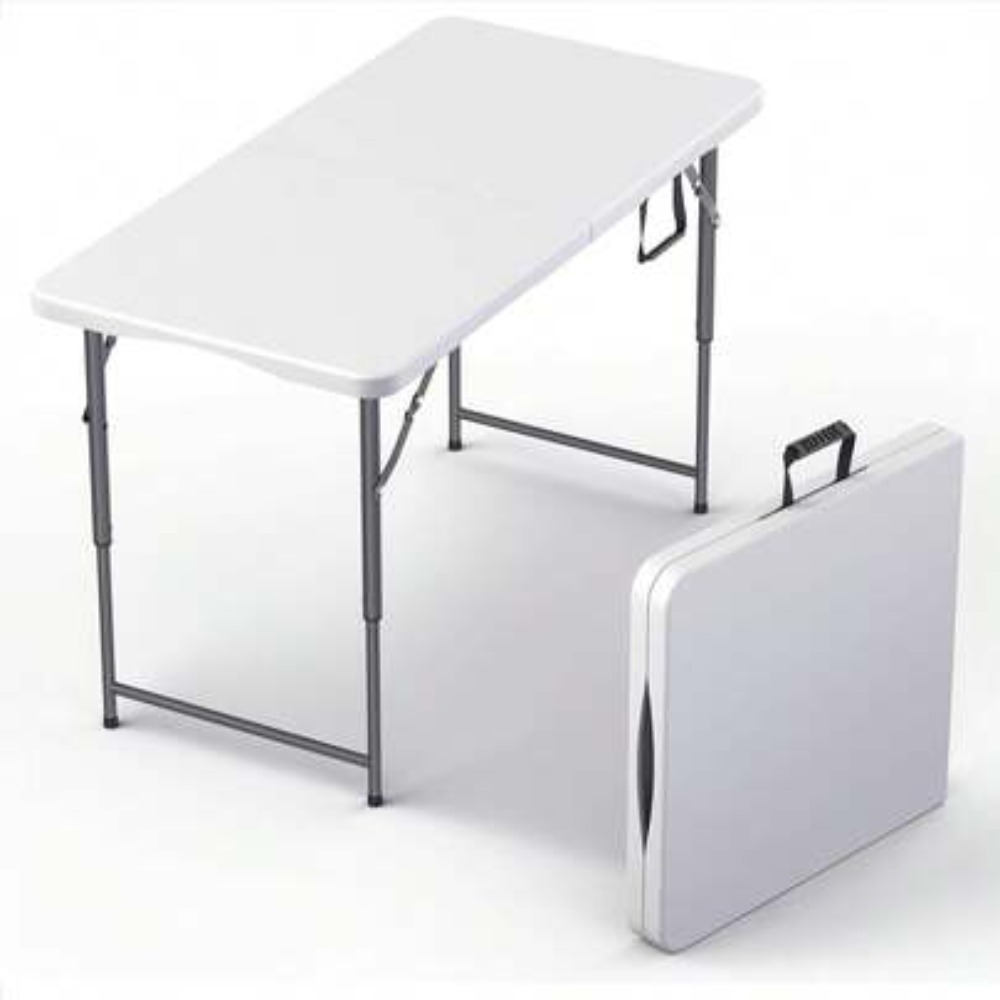 4FT Foldable Table Adjustable  - đánh giá và giá Outdoor Camping Table